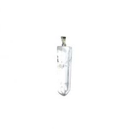 Cuarzo Cristal Colgante Punta Facetada 3.5cm